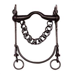 Bocado vaquero embocadura suave barra curva