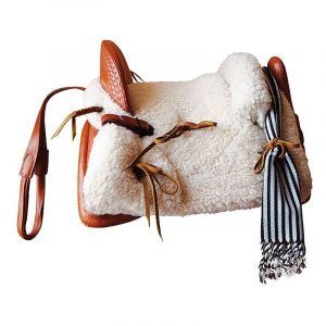 Silla Vaquera mixta completa moteada, económica