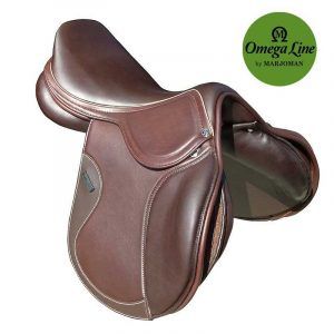 Silla de salto OMEGA cuero doble con puentes intercambiables
