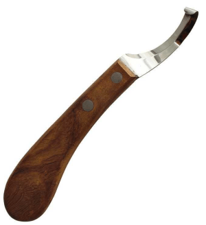 LEGRA DOBLE FILO SS MANGO DE MADERA