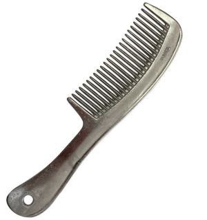 PEINE DE ALUMINIO CON MANGO
