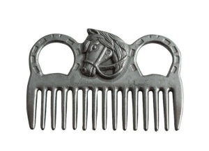 PEINE ALUMINIO CABEZA DE CABALLO