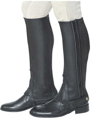 POLAINA SUPERSOFT DE CUERO CON FUELLE