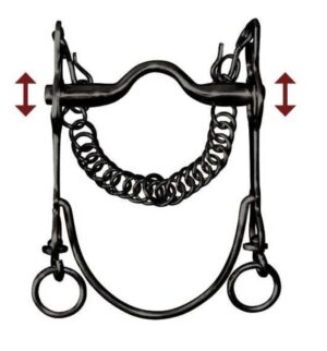 Bocado vaquero asa caldera embocadura movible