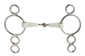 Bocado Sefton comfort Pessoa embocadura partida y cuatro anillas