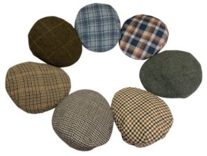 Gorra visera de paño